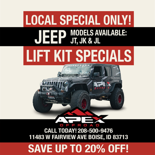 0-4.5" Jeep Lift Kit Specials - JK, JL, JT